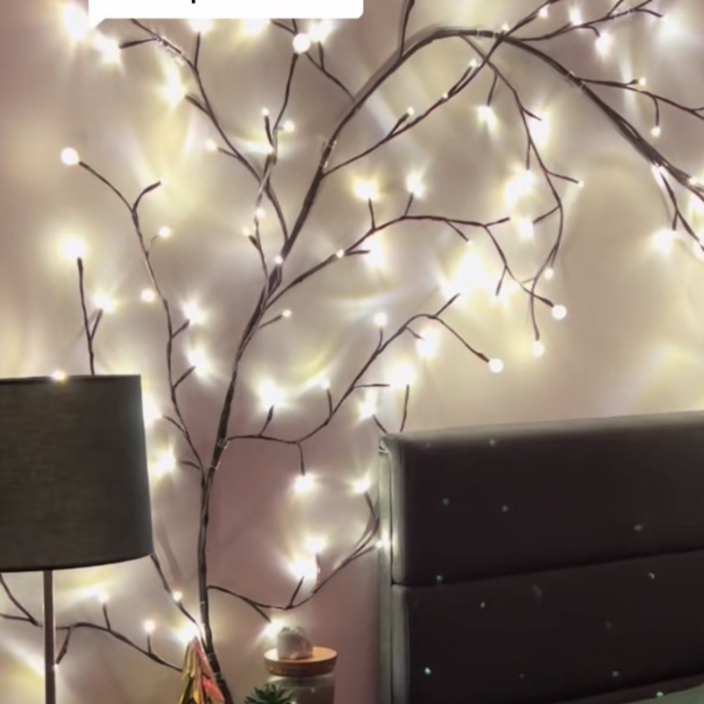Twinkling Tree Enchanted Willow Vine Lights Warm White Boho Wall Decor New